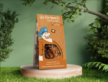 Knusprige Croquants mit Butterkaramell, Haselnüssen und Erdnüssen